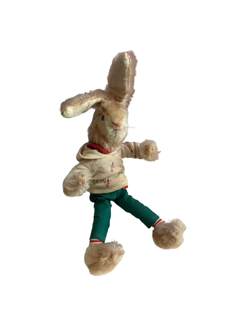 Charming Vtg Germany Schuco Bigo Bello Mohair Rabbit 12”